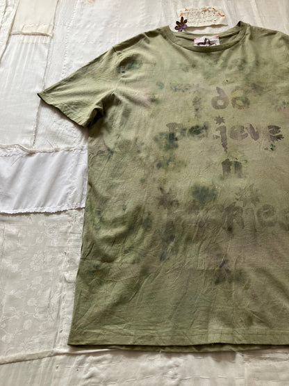 EIRINN HAYHOW - I DO BELIEVE IN FAERIES TSHIRT 4 with bio flower patch