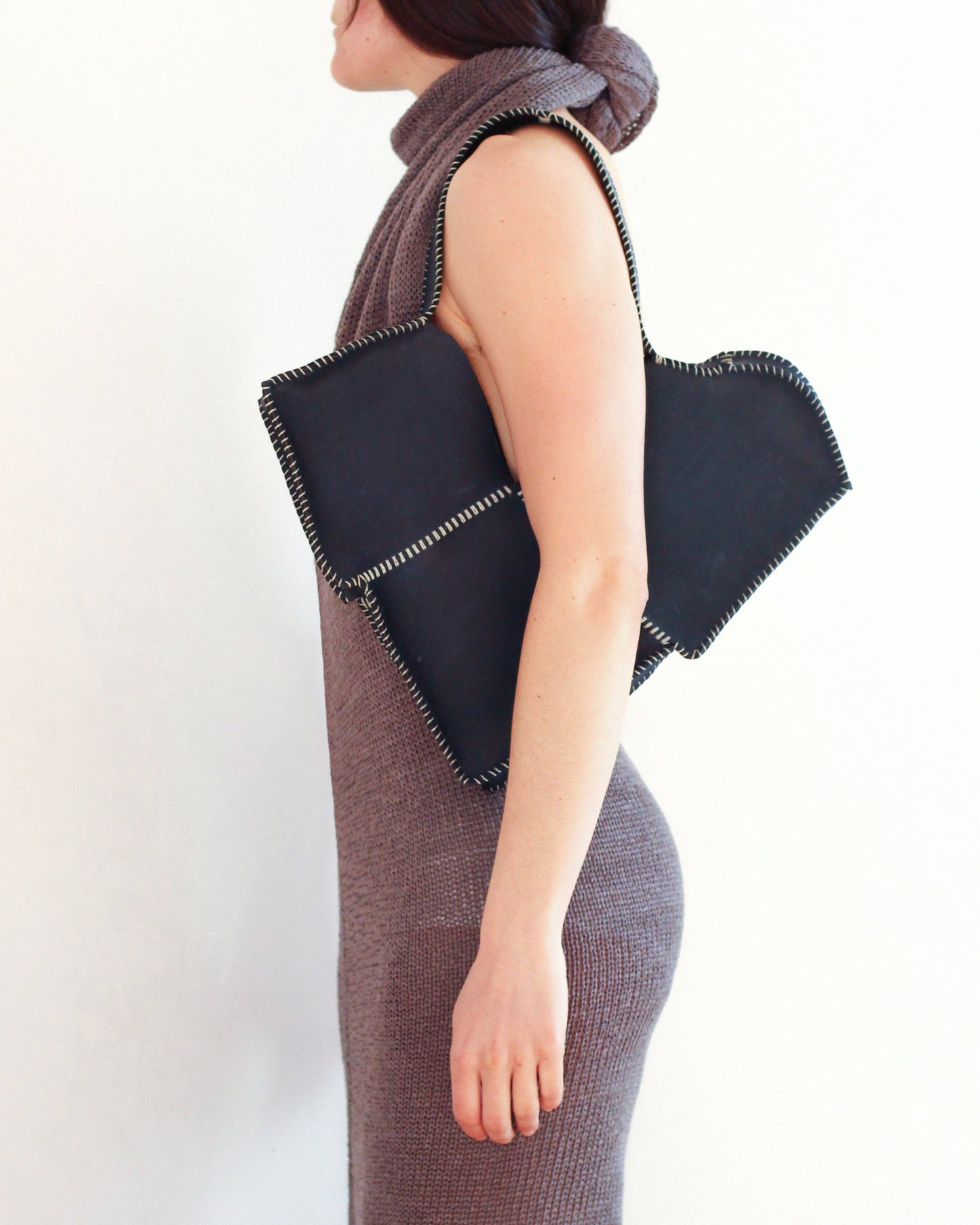 Maribaudi - The Black Broken Heart Leather Bag
