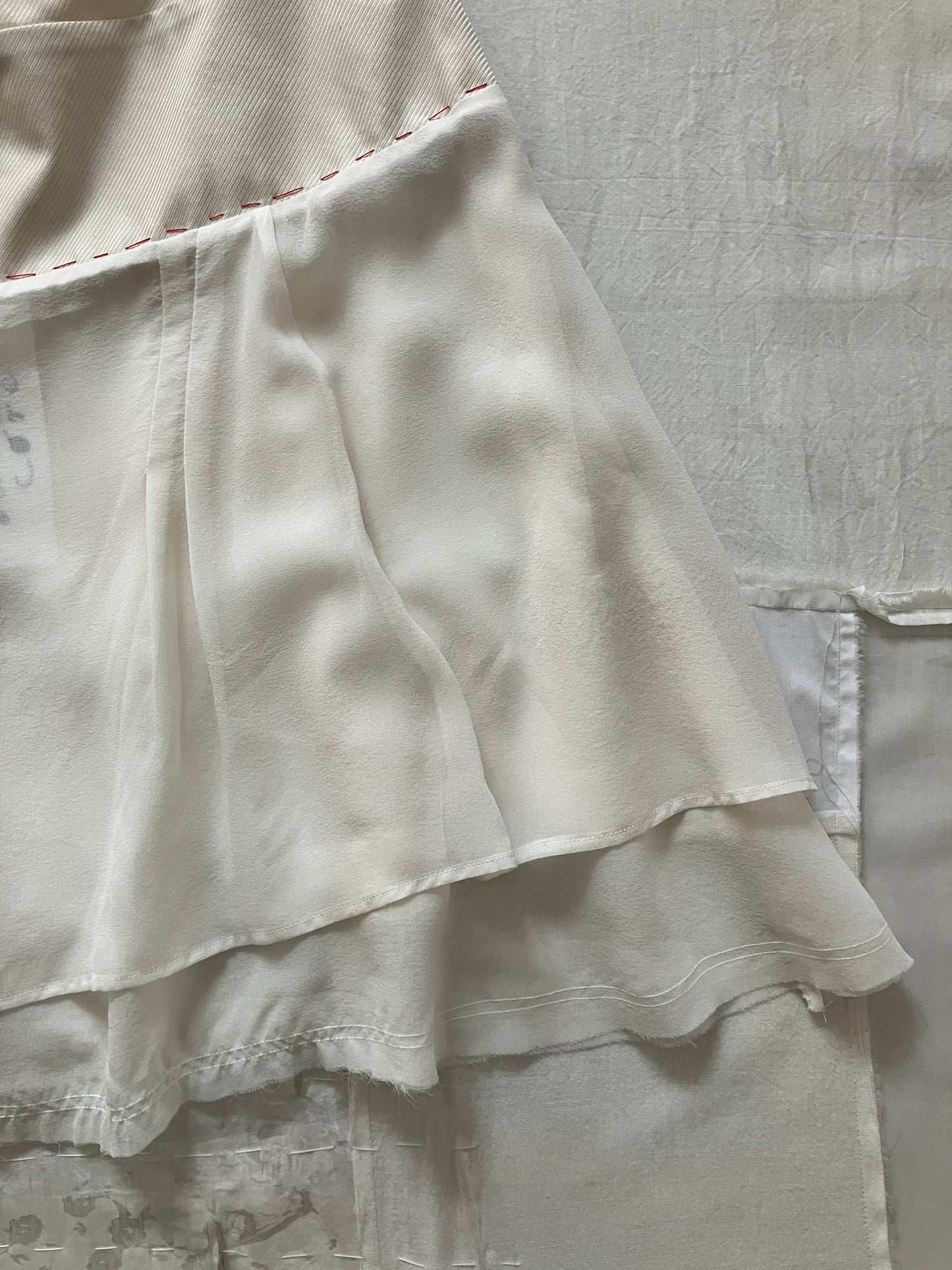 garbage core - BIANCO BIANCO SKIRT