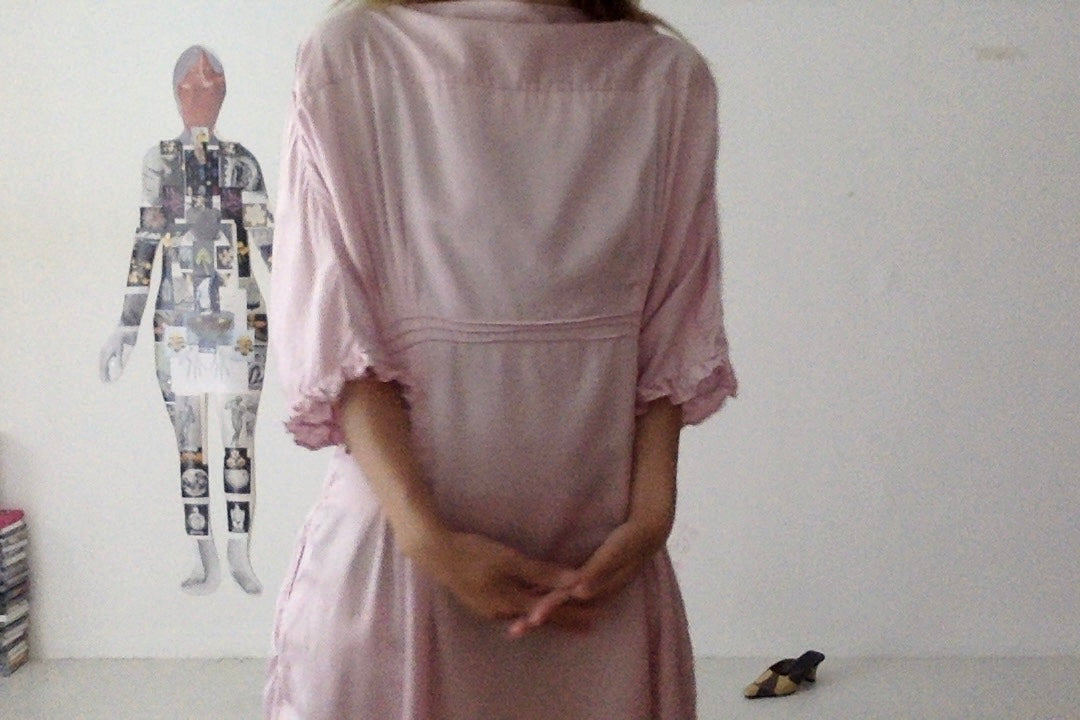 sula - doris dress - silk cotton satin - lilac sachet
