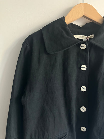 sula - winter stanley - cotton twill - black