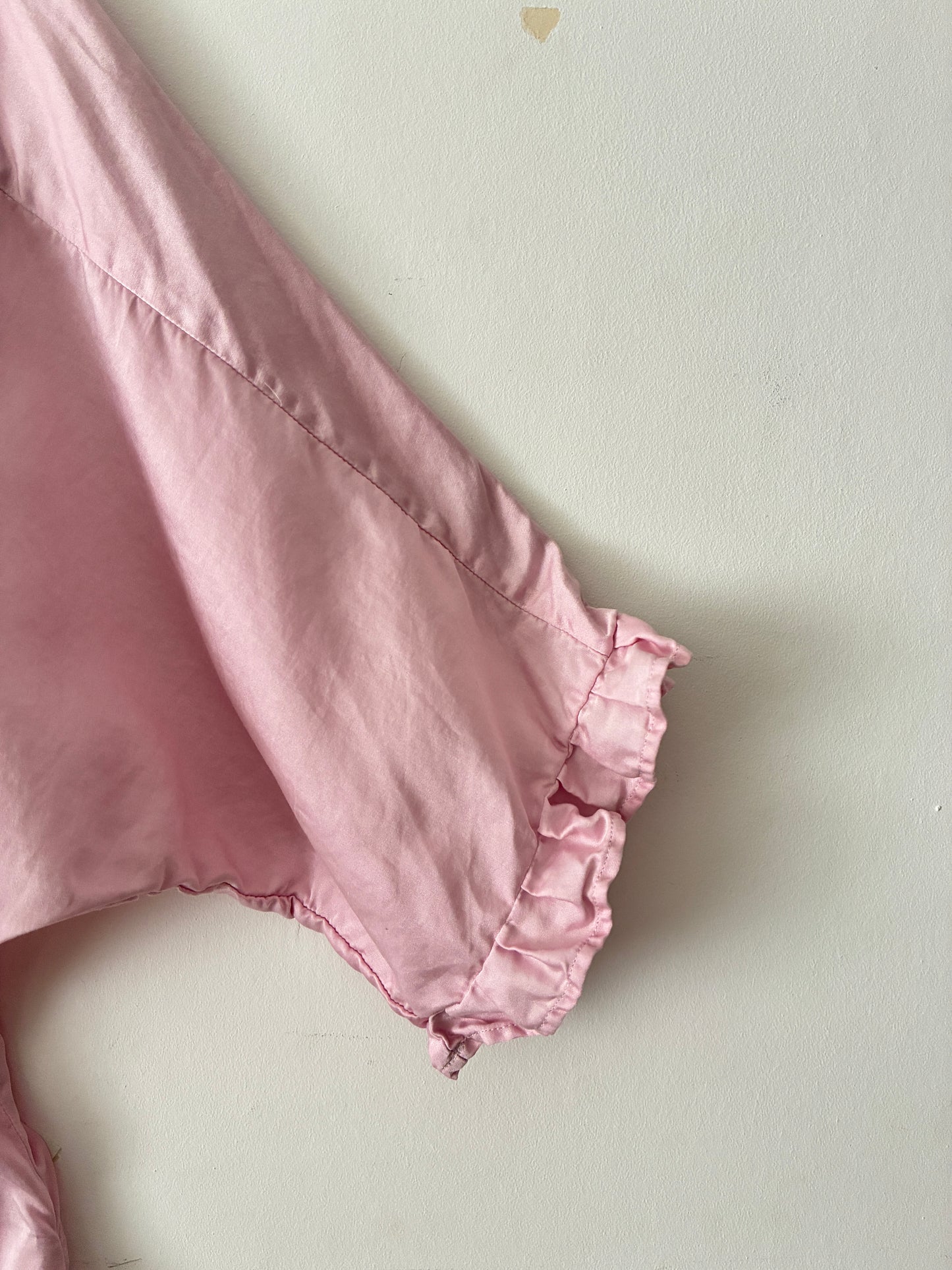 sula - doris dress - silk cotton satin - lilac sachet