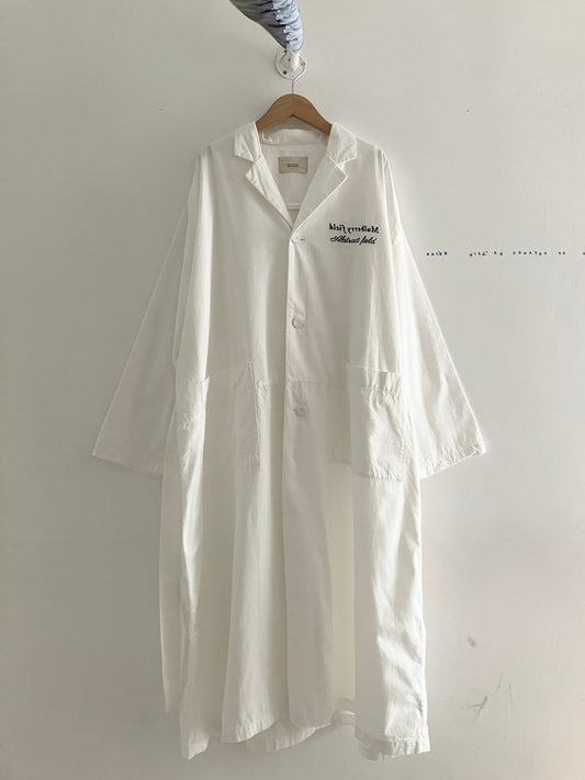 September Poetry - COSMIC WONDER - Cotton canvas school jacket - White