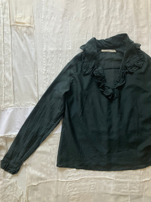 sula - frill blouse - jet set