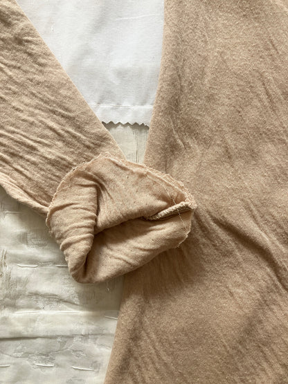 sula - long sleeve tee - cotton jersey - beige
