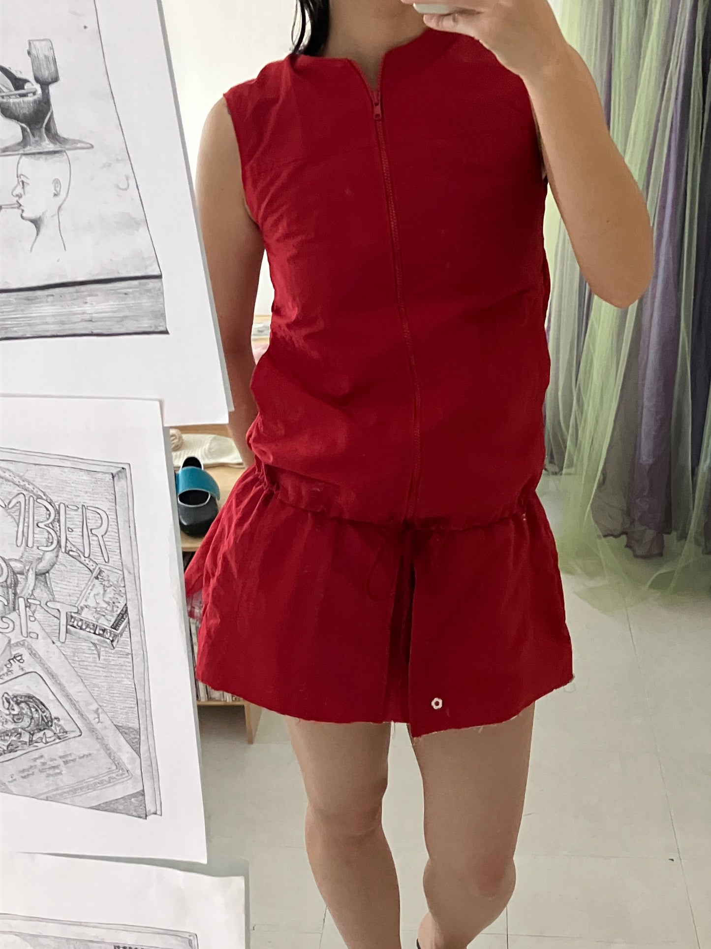 Felix Idle - Pomegranate Shell Dress 1