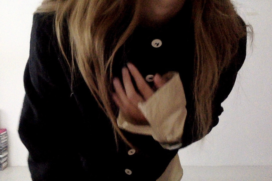 sula - frill stanley jacket - black wool stripe