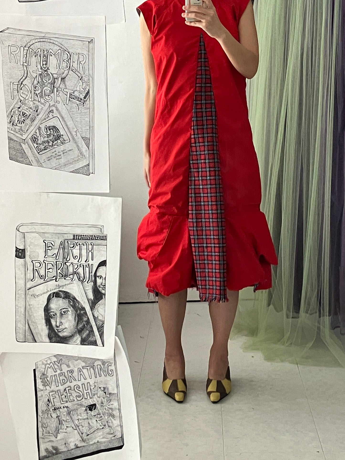 Felix Idle - Pomegranate Shell Dress 2