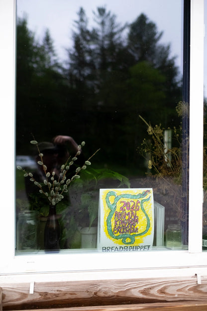 Bread + Puppet Press - 2026 Animal Kingdom Advisory Calendar