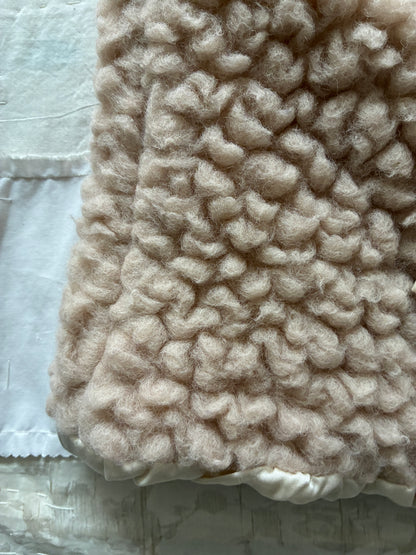 sula - wrap tie vest - big fluffy - crystal grey