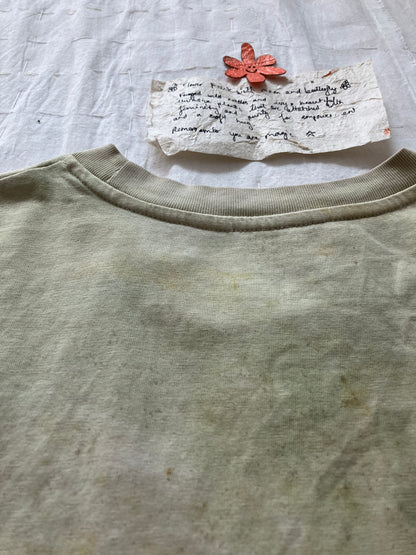EIRINN HAYHOW - FLOWER FAIRIE WITH MOON AND BUTTERFLY TSHIRT 1 with bio flower patch