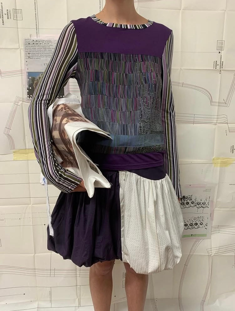 garbage core - Eyelet Skirt