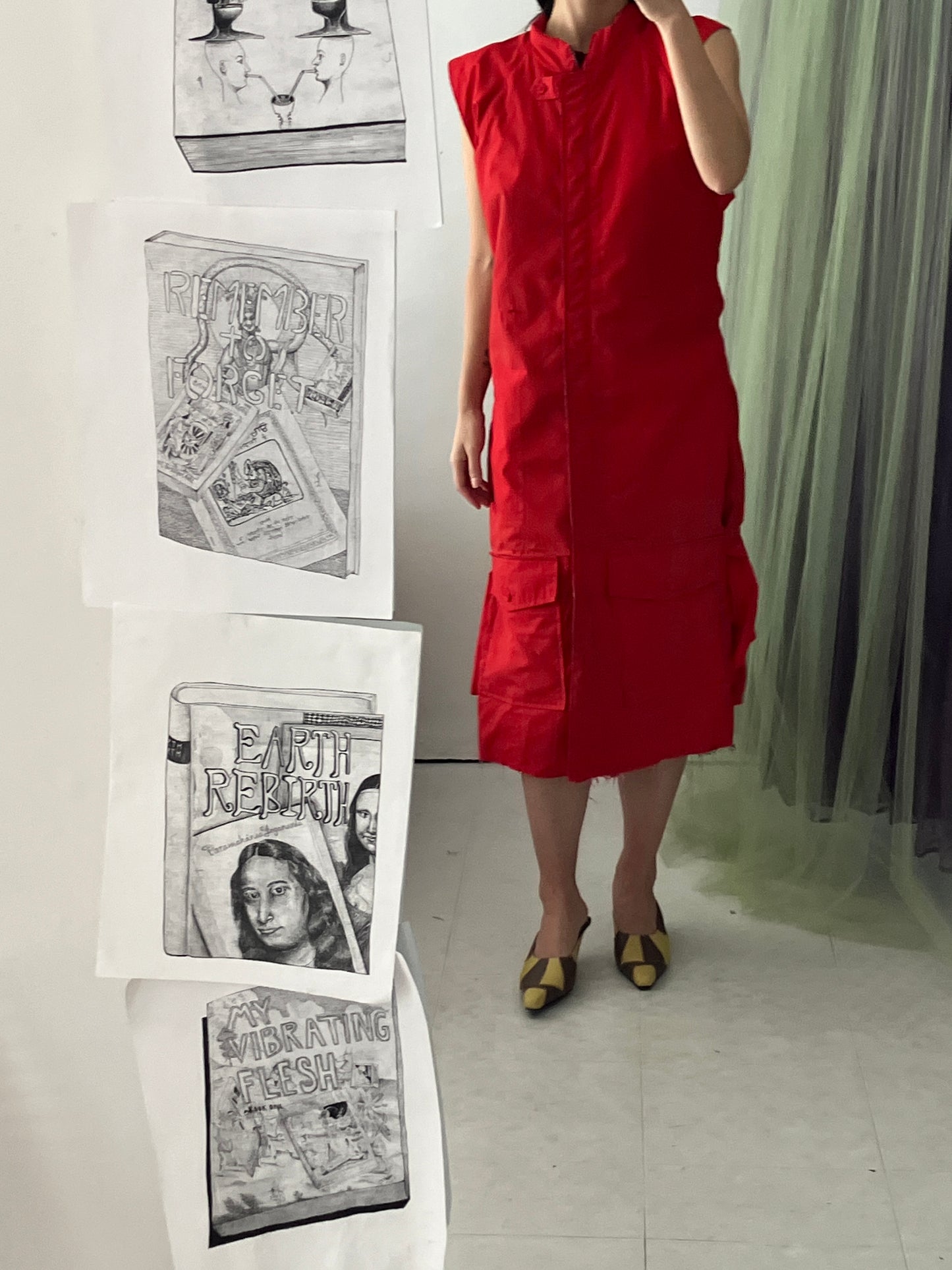 Felix Idle - Pomegranate Shell Dress 2