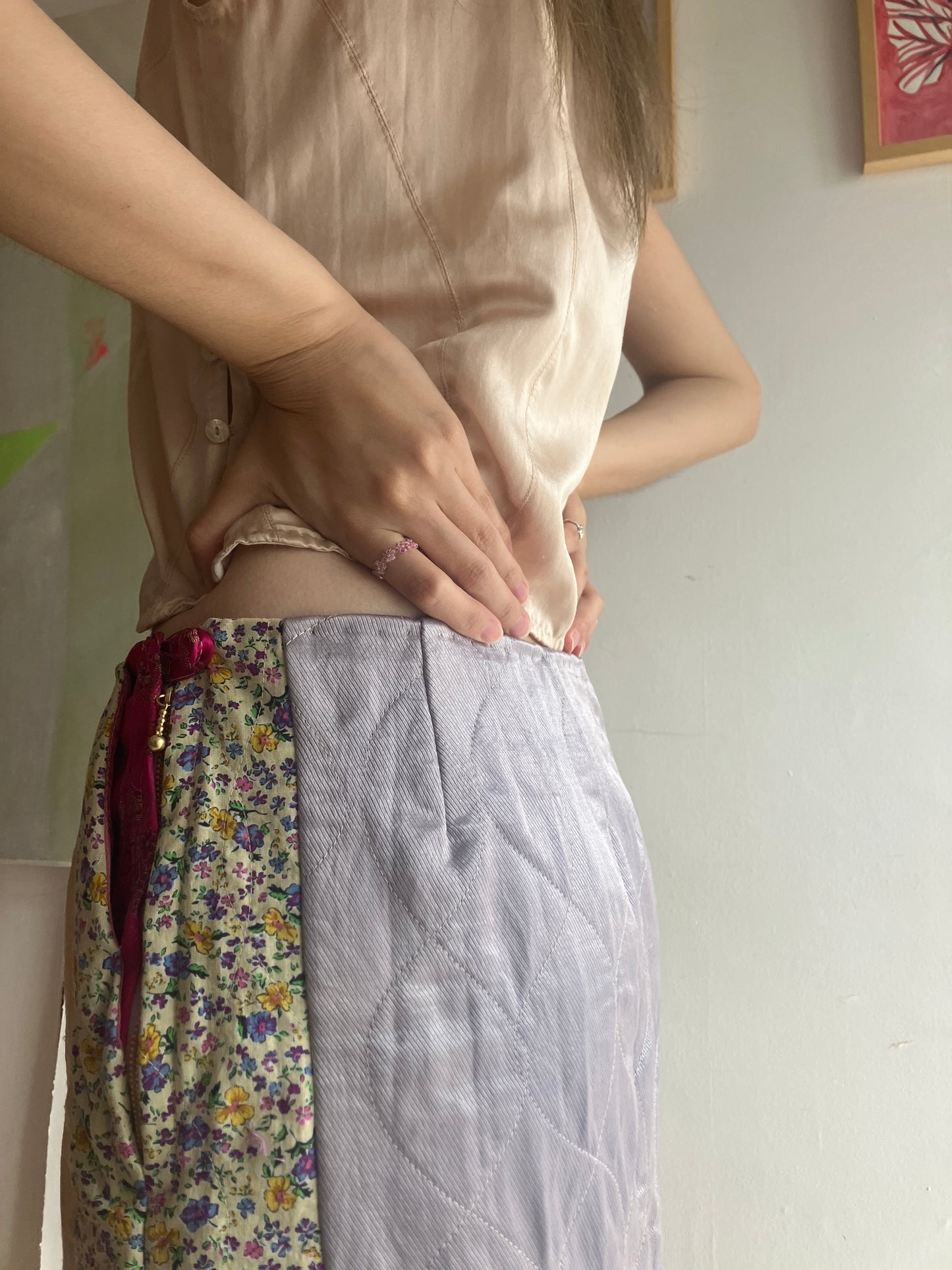 sula - corset - silver peony