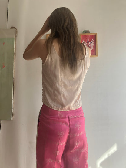 sula - corset - silver peony
