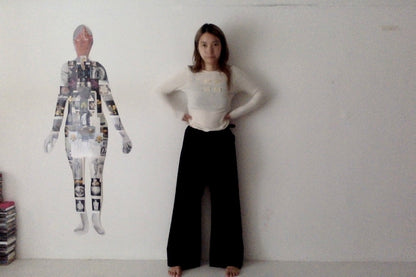 sula - wide leg japan pants - silk cotton satin - anthracite