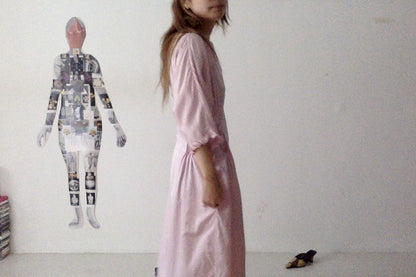 sula - doris dress - silk cotton satin - lilac sachet