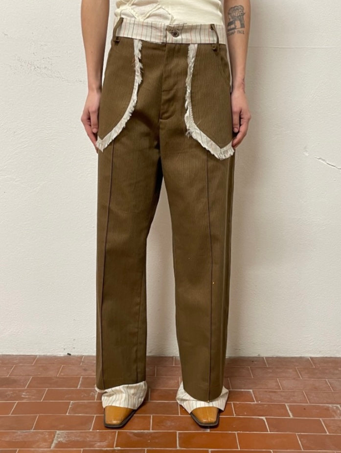 garbage core - FODERAMI TROUSERS