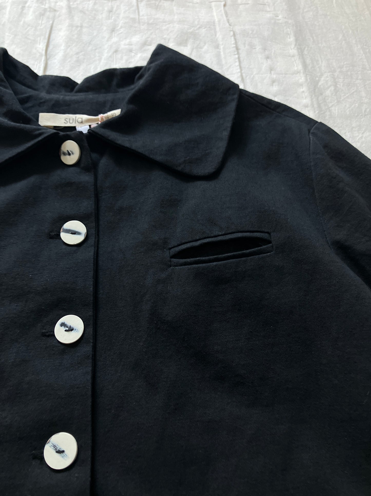 sula - winter stanley - cotton twill - black