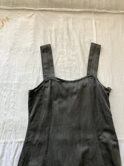 sula - wide strap dress - beluga