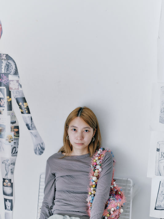 sula - long sleeve tee - cotton jersey - grey