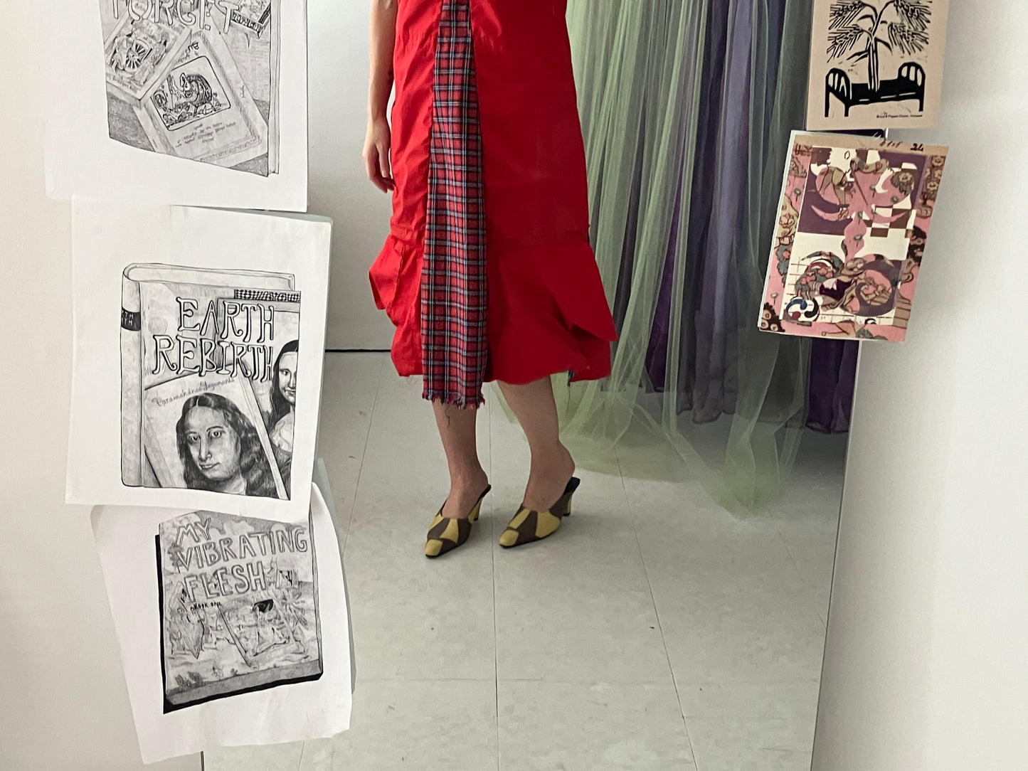 Felix Idle - Pomegranate Shell Dress 2