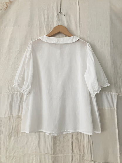 sula - sweet blouse - white