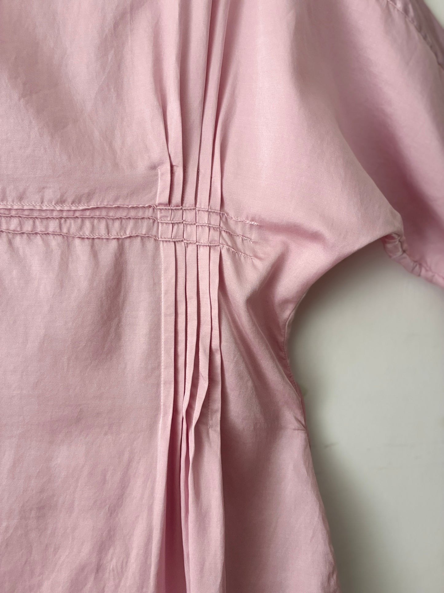 sula - doris dress - silk cotton satin - lilac sachet