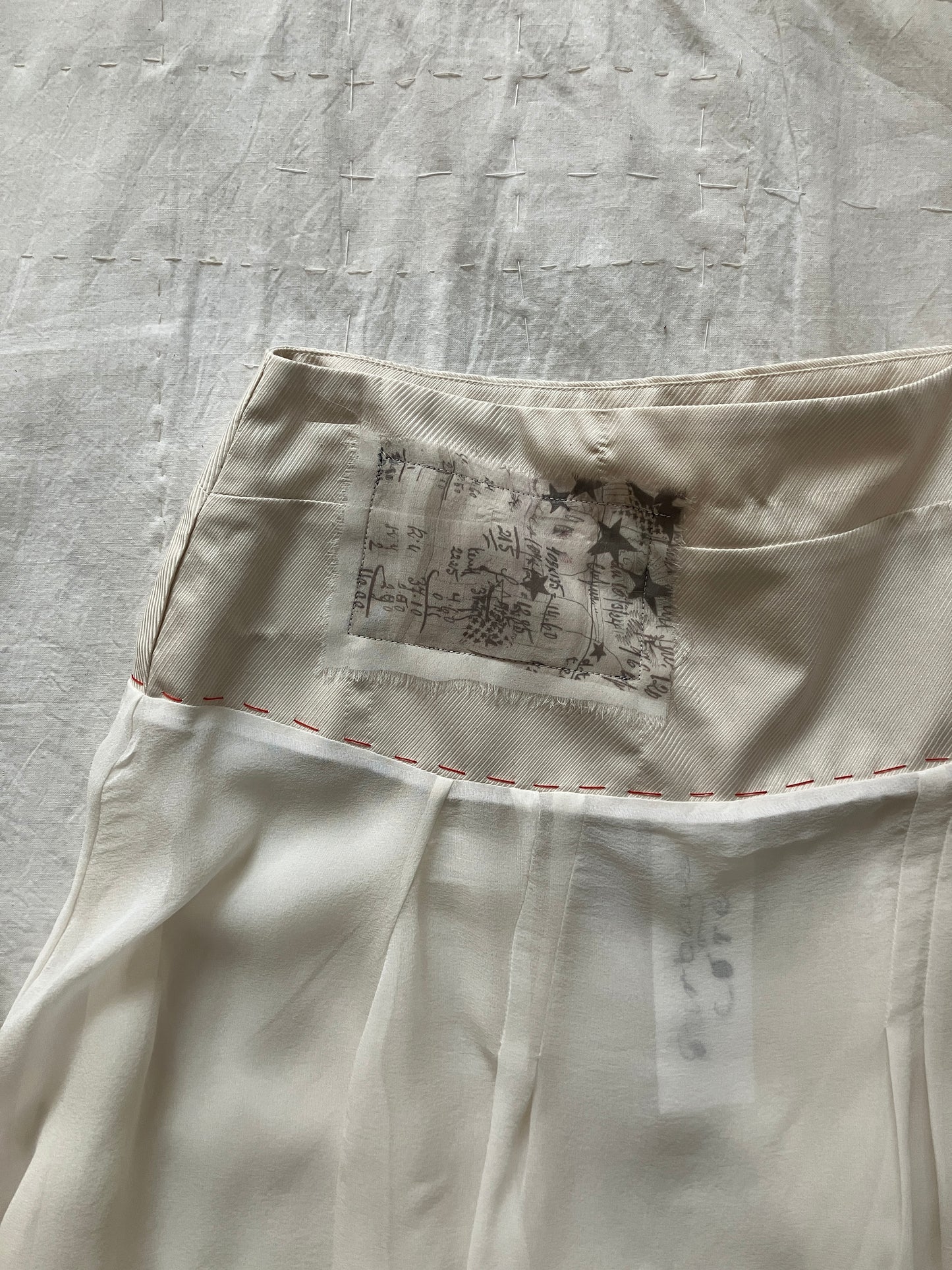 garbage core - BIANCO BIANCO SKIRT