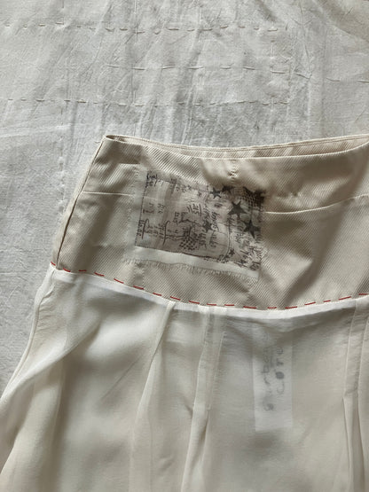 garbage core - BIANCO BIANCO SKIRT