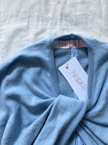Maribaudi - The Twisted Knit Sweater - Light Blue