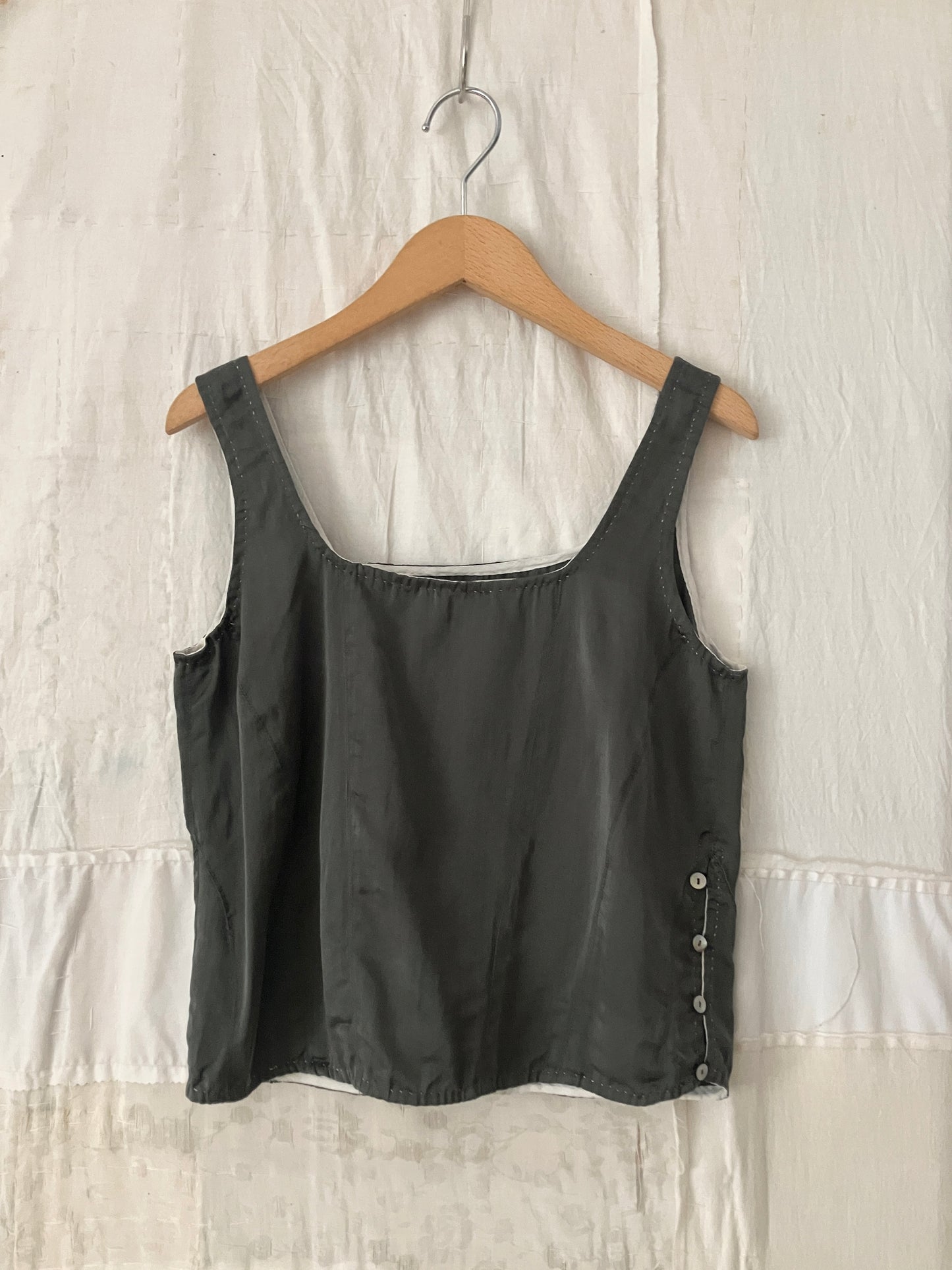 sula - corset - gunmetal