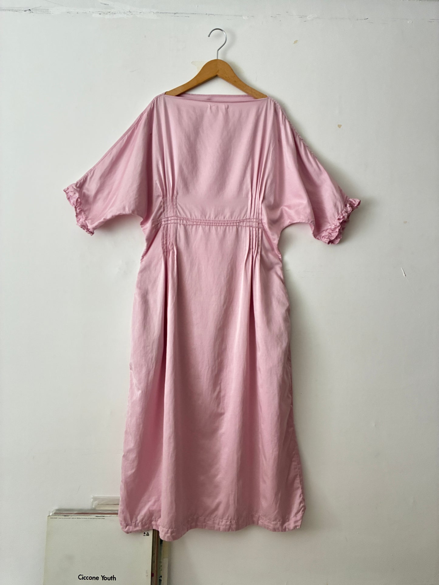 sula - doris dress - silk cotton satin - lilac sachet