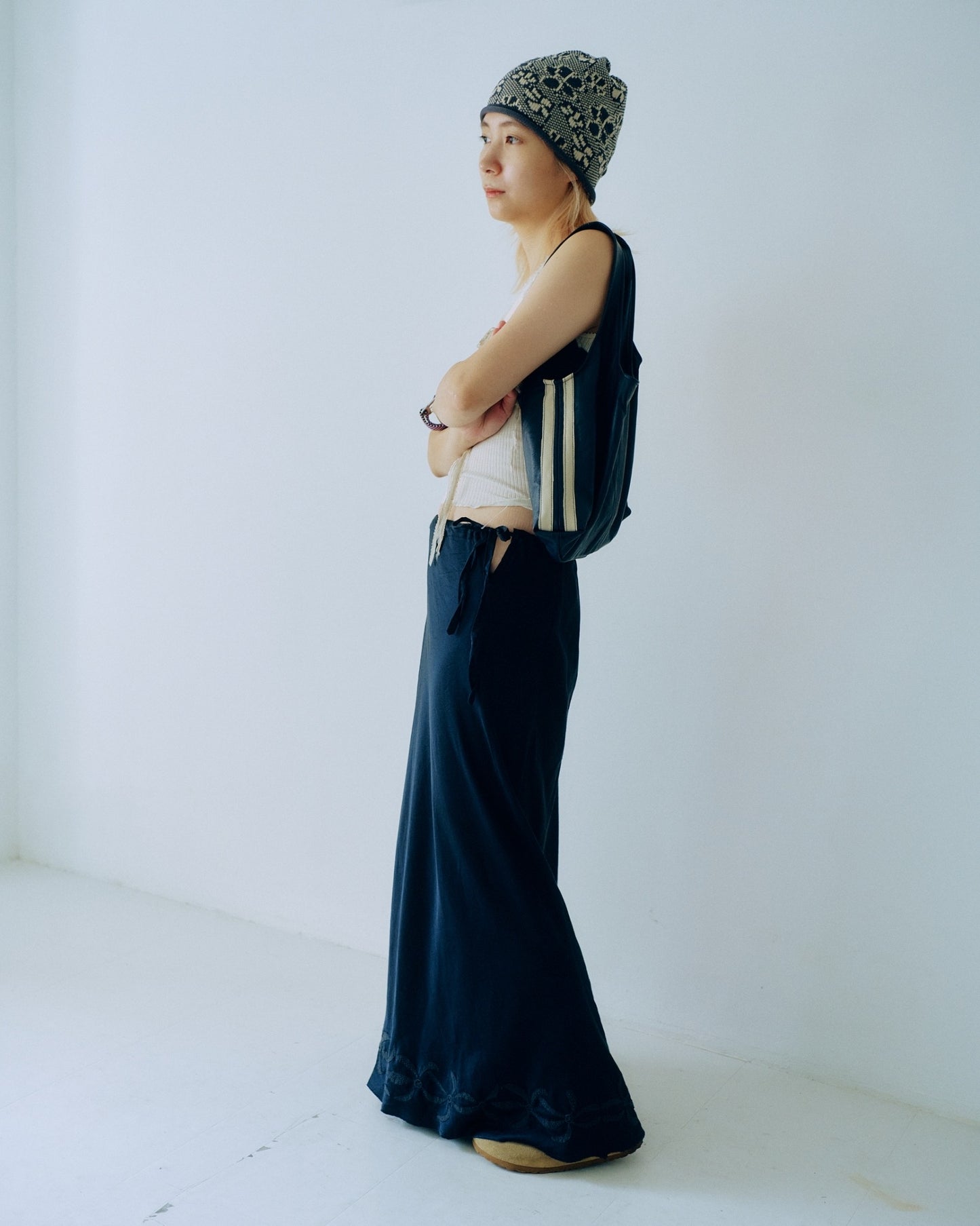 【Pre-loved】sula - cutwork skirt