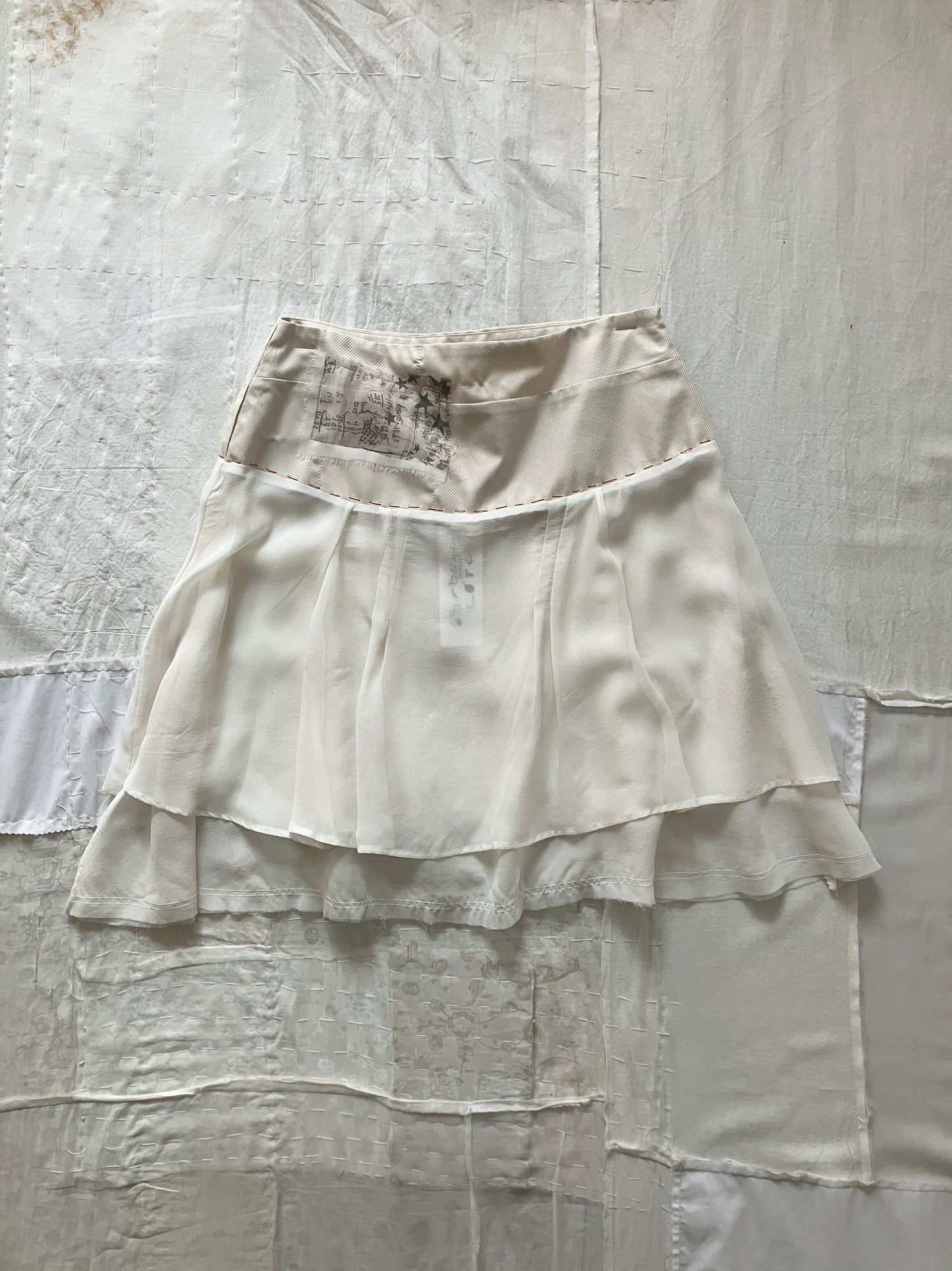 garbage core - BIANCO BIANCO SKIRT