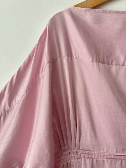 sula - doris dress - silk cotton satin - lilac sachet