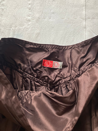 everyone's mother - garden skirt - earth in silk