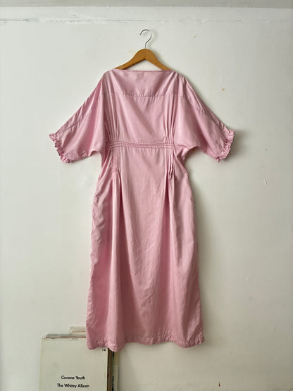 sula - doris dress - silk cotton satin - lilac sachet