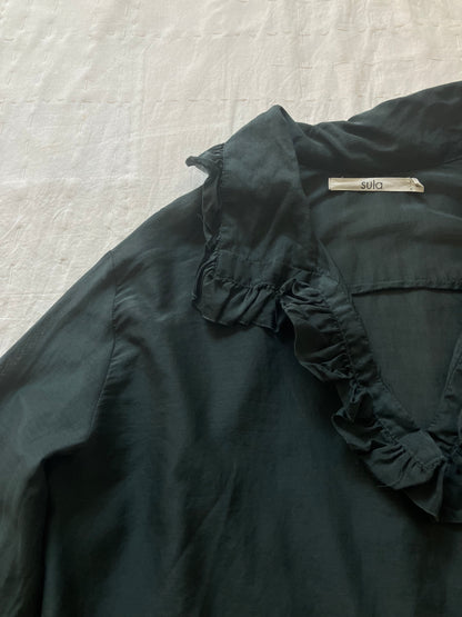 sula - frill blouse - jet set