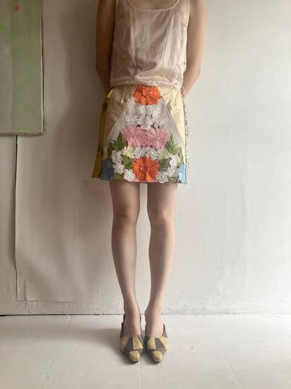 sula - corset - silver peony