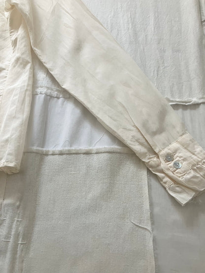 sula - frill blouse - egg nog