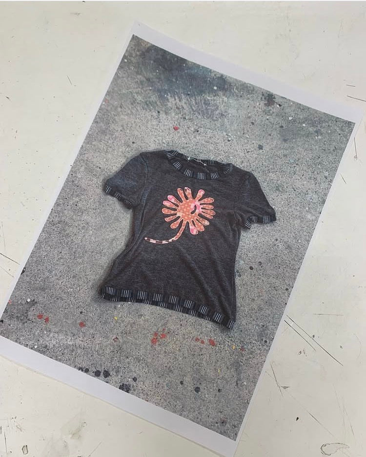 garbage core - FIORE T-SHIRT 1