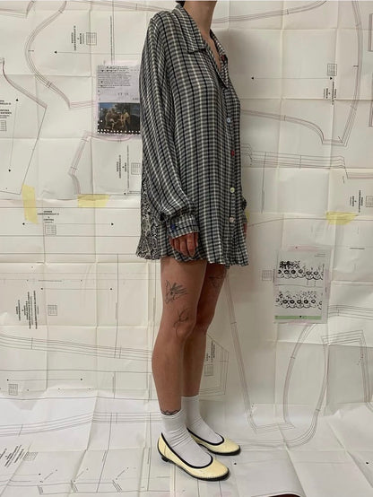 garbage core - FOULARD SHIRT