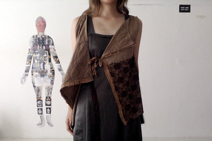 sula - wide strap dress - gunmetal