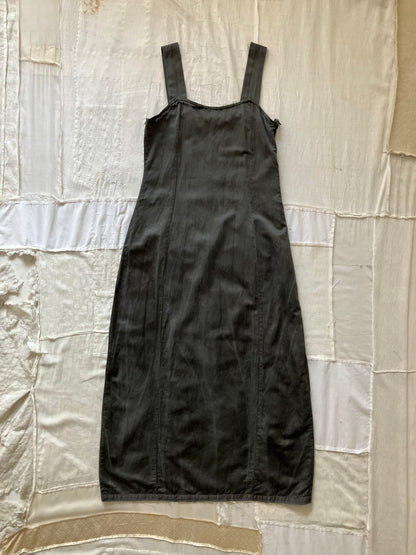 sula - wide strap dress - beluga