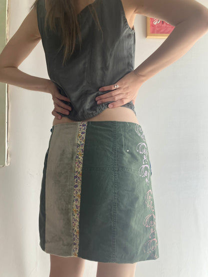 sula - corset - gunmetal