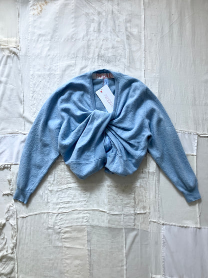 Maribaudi - The Twisted Knit Sweater - Light Blue