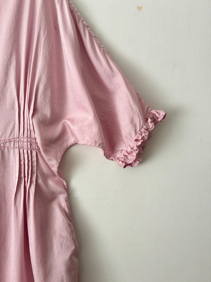 sula - doris dress - silk cotton satin - lilac sachet