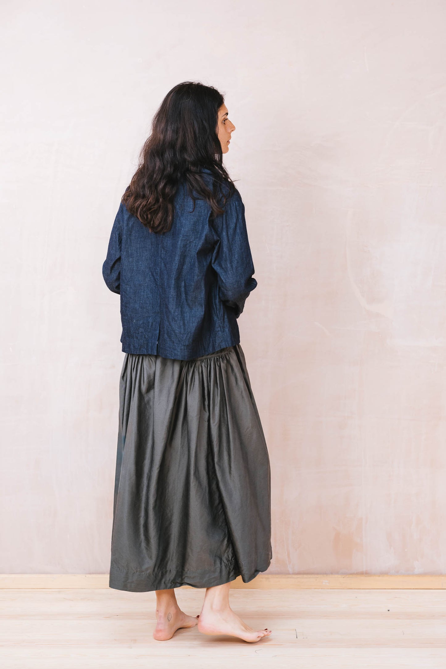 sula - new frida skirt - gunmetal