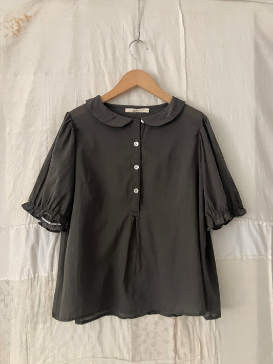 sula - sweet blouse - gunmetal